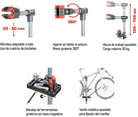 Soporte Trabajo para Bicicleta Ratio